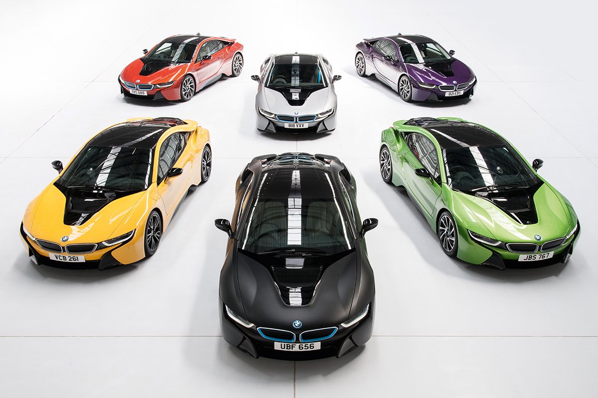 BMW i8 Individual Farben - Programm in UK